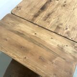 70s pine farmhouse table