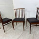 Chaises de salle à manger scandinaves, années 1960, Ensemble de 3