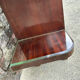 Art Deco mahogany console table, vintage entrance furniture.