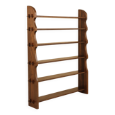 Solid wood shelf, France, 1980s