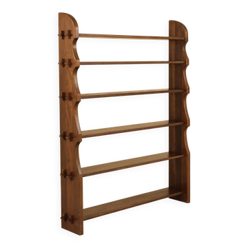 Solid wood shelf, France, 1980s