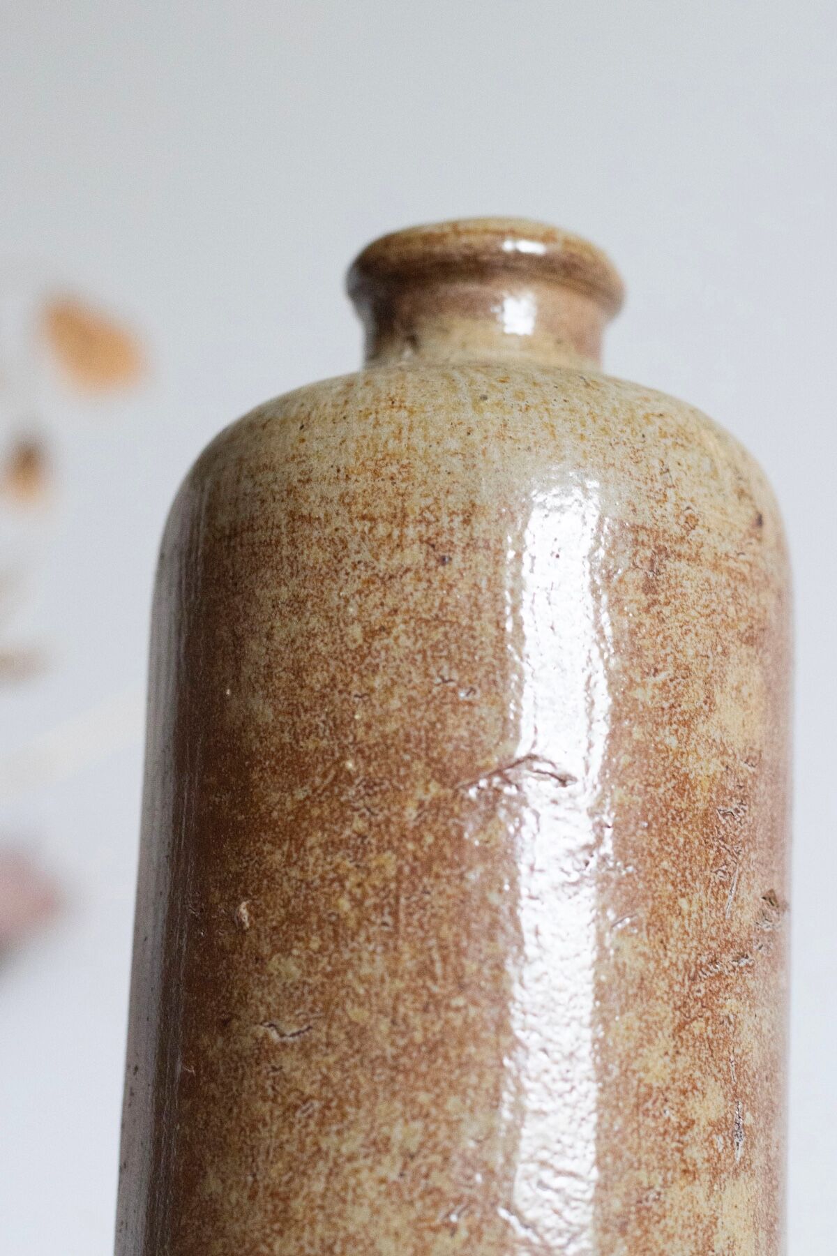 Old stoneware bottle