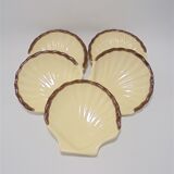 Set of 5 scallops