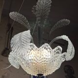 Lustre art déco barovier et toso, en verre de murano, années  1940