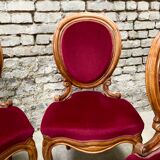 4 medallion chairs