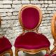 4 chaises médaillon