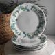 Fine porcelain dessert plates