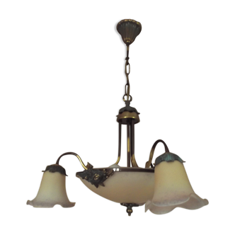 Art nouveau style chandelier