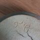 Ceramic cellar rat candle holder signed