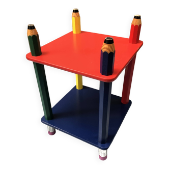 Clairefontaine Pierre Sala bedside table for children 70s