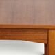 Rectangular extendable dining table in Scandinavian teak – 1960s