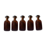 Lot de petits bocaux bocal pharmacie