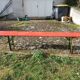 Folding brewery bench
