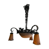 Chandelier glass paste