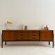 Vintage design row by Gunni Oman