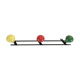 Multicolored patère