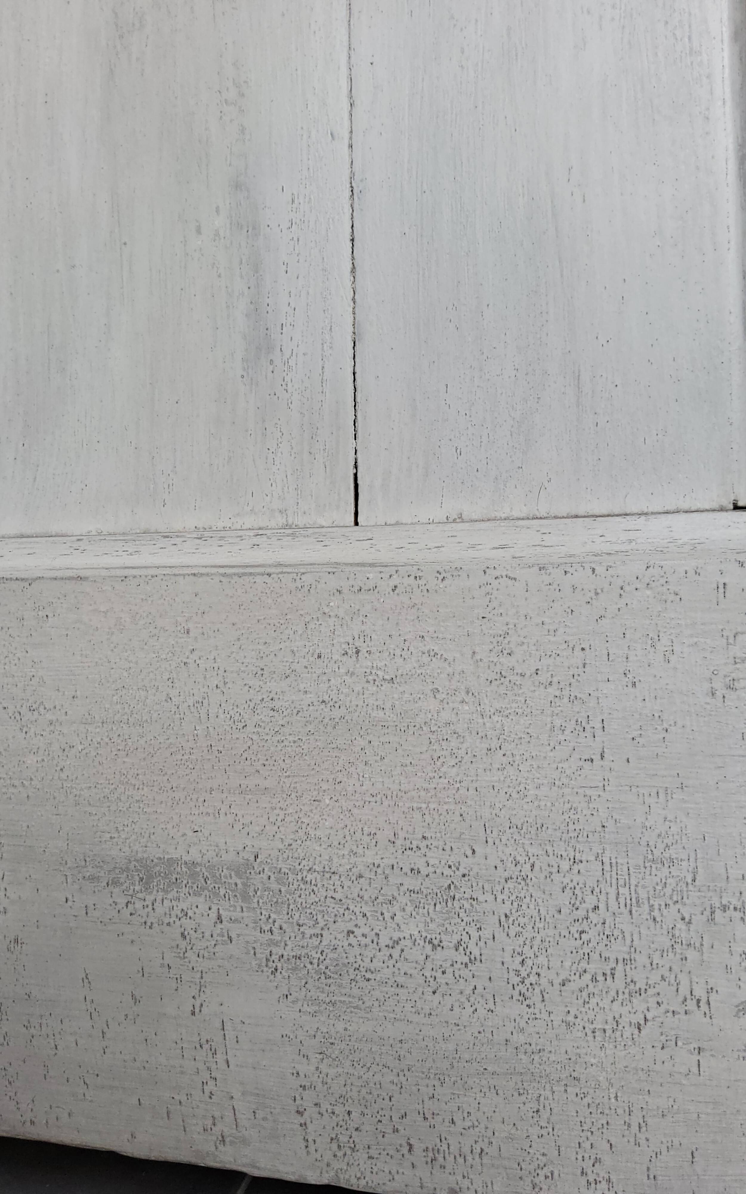 Antique patinated wardrobe