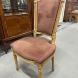 Set of 2 armchairs & 4 velvet chairs
