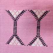 Coussin berbère sabra rose motif boheme