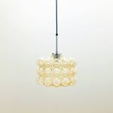 Mid-Century Amber Bubble Glass Ceiling Light/Pendant by Helena Tynell for Limburg, Germany, 1960s