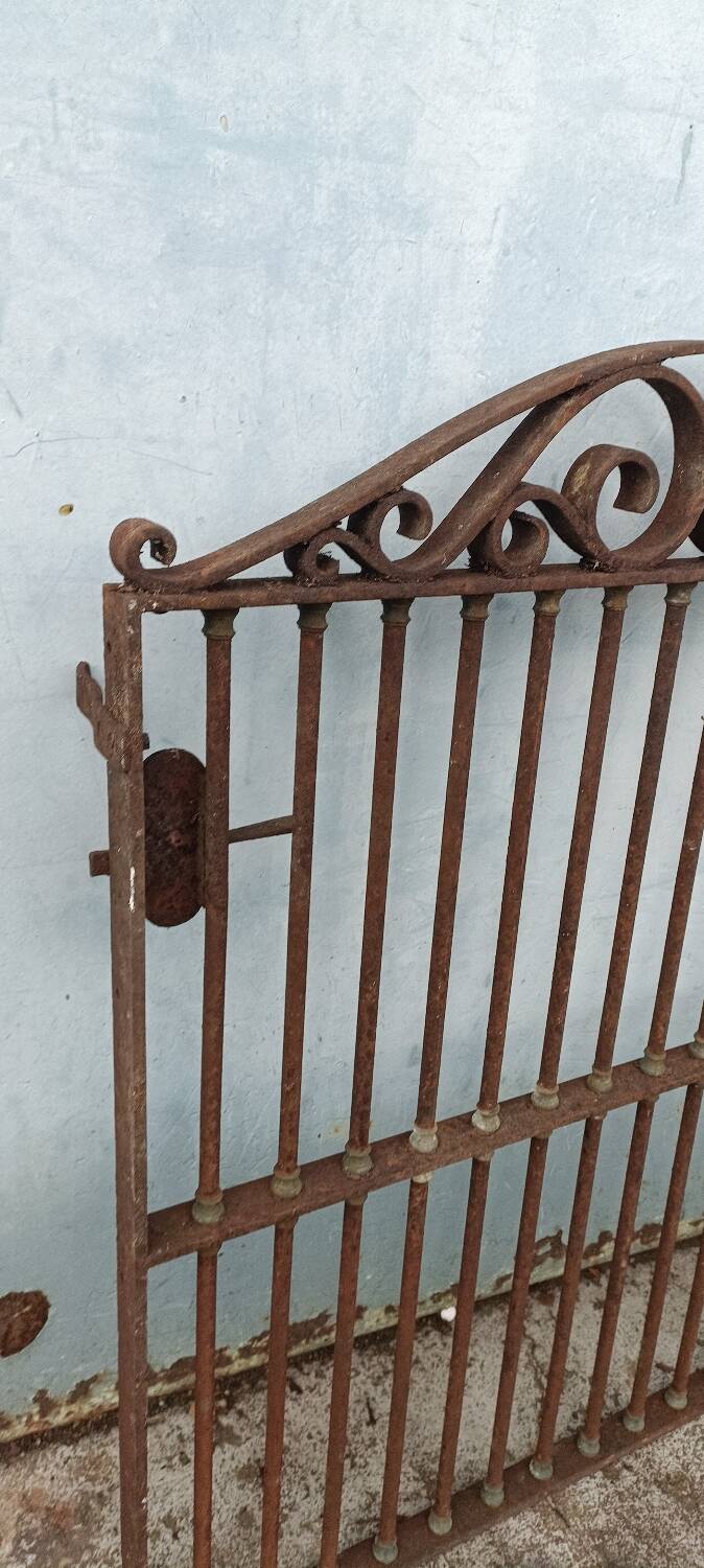 Wrought iron door grille