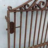 Grille porte fer forgé