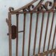 Wrought iron door grille