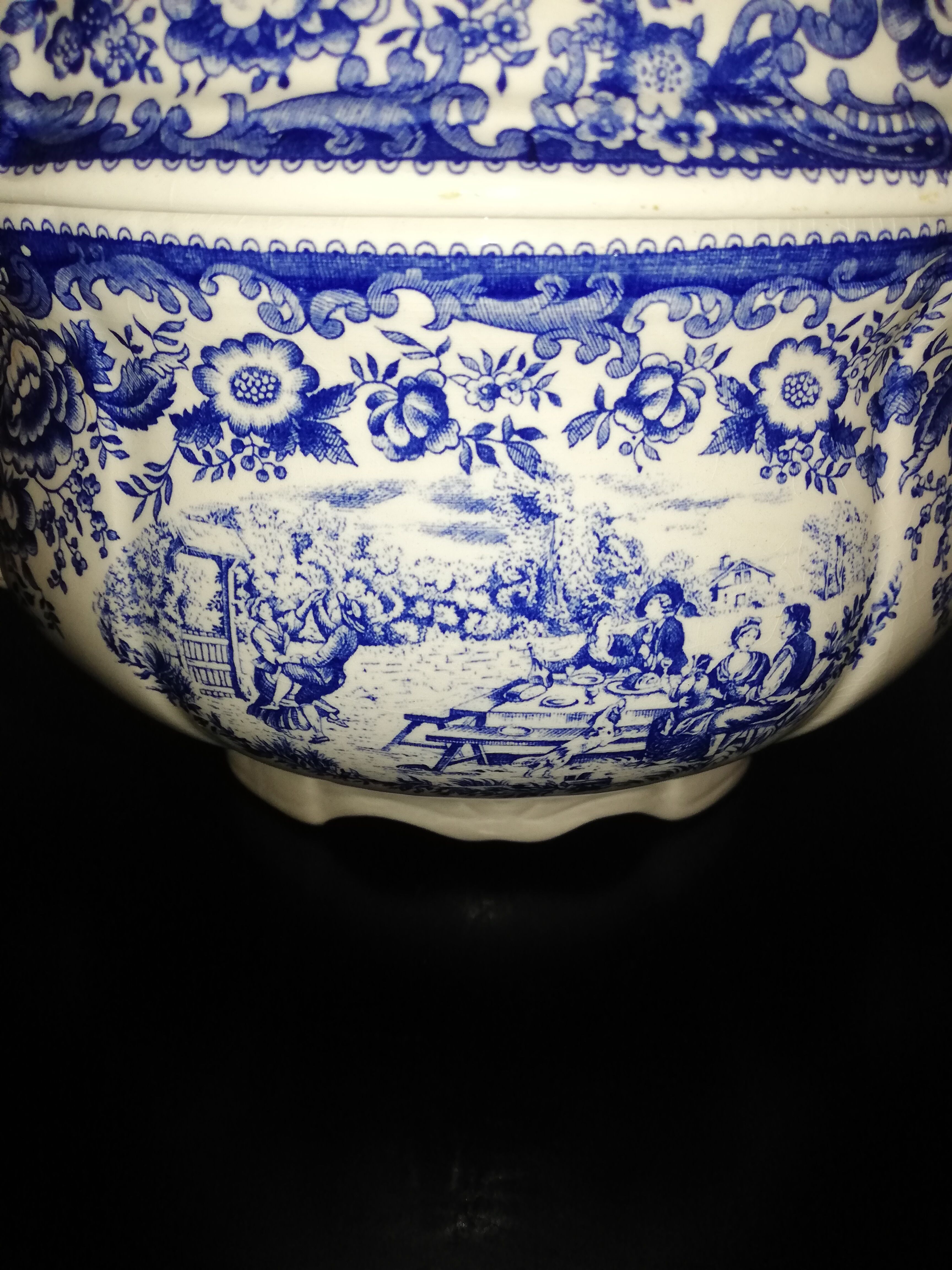 Porcelain soup bowl Lunéville KG