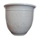 Cache pot ceramique blanc Scheuric W Germany