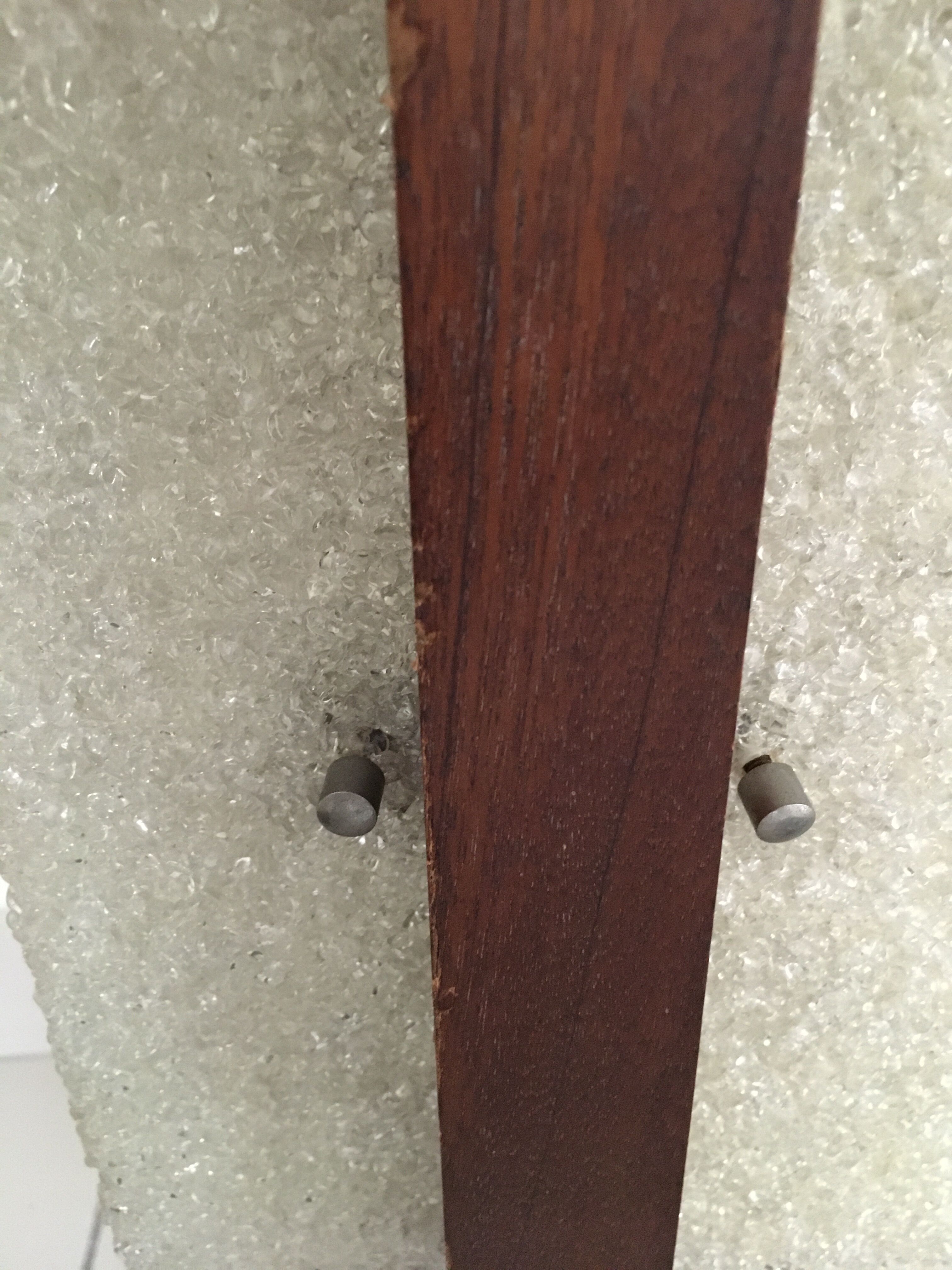 Granite perspex totem lamp