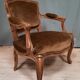 Fauteuil cabriolet de style Louis XV