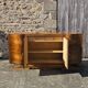 French ART DECO Sideboard- High Gloss Burl Elmwood Buffet-30s
