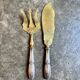 Silver and gilt fish serving cutlery no. 1