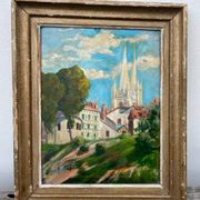 Tableau de Bayonne huile basque
