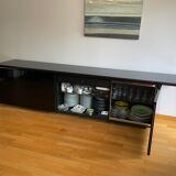 Contemporary black lacquered buffet