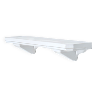 White porcelain bathroom wall shelf, 30s