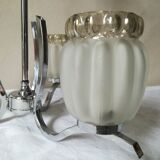 3-arm chrome chandelier