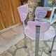 Chaises en plexiglas Piretti vintage