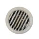 Black and white marble inlays ashtray, Casigliani Italy, 1970s