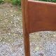Pair of 50's Scandinavian style mahogany chairs