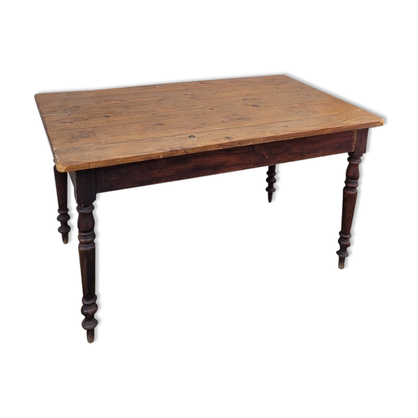 Antique Louis Philippe style farmhouse bistro table