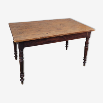 Antique Louis Philippe style farmhouse bistro table
