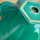 large hollow ceramic bowl in emerald green, CAB Bordeaux