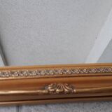 Rectangular gold mirror