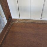 Pedestal table, late Art Deco tea table, 50-60 oak