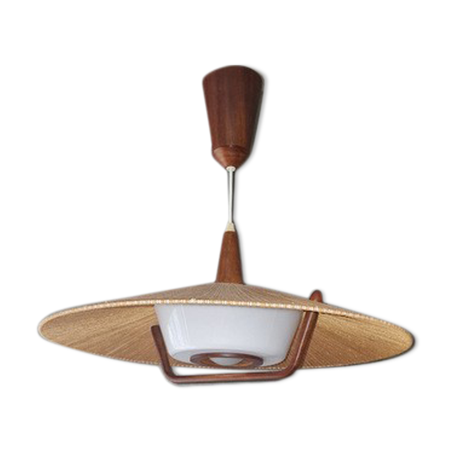 Vintage pendant lamp published by Temde, 1960