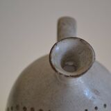 Ceramic stoneware candle holder from the 1970s.