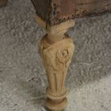 Canapé ancien en chêne xixe siècle