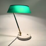 Mid-century green table lamp, Stilux Milano Italy, 1960s