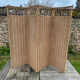 Vintage 1960s woven wicker screen